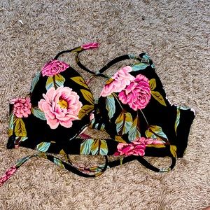 COPY - Floral bikini top